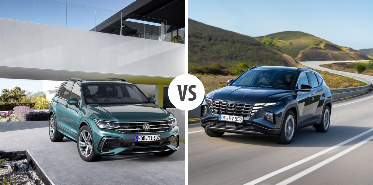 Volkswagen Tiguan Vs Hyundai Tucson Autovergleich Autogottde